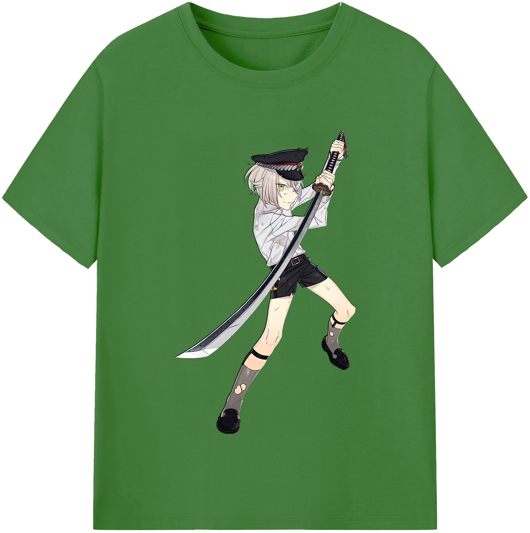 （画像用） 刀剣乱舞 Touken Ranbu レディースカジュアルプリントTシャツ（綿100％）